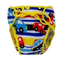 Baby Reusable Diapers Panties For Infant Swimming Double Gussets Washable Cloth Swim Diaper Nappy Eco-friendly Pool Pants Cloth Diapers