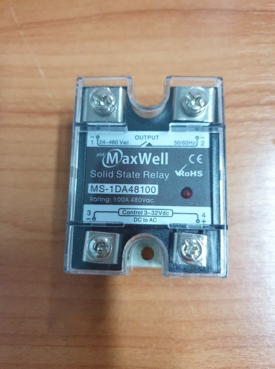 maxwell-single-phase-solid-state-relay-model-ms-1da48100-ssr-1p-100a-in3-32vdc-out-480vac
