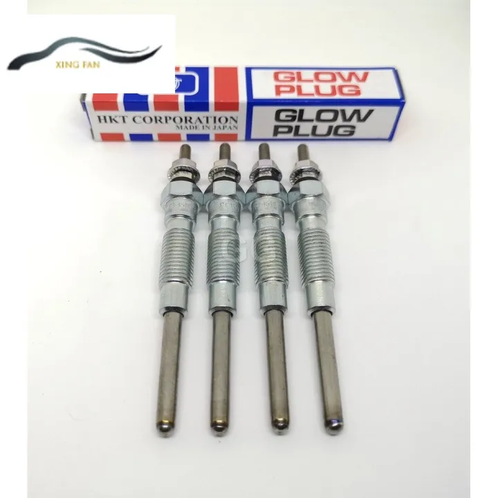 XINFAN 4 pcs Glow Plug Heater Plug Toyota 2L 3L 1N LN61 Hiace Hilux