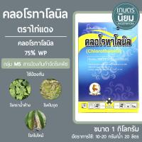 คลอโรทาโลนิล ตราไก่แดง (คลอโรทาโลนิล 75% WP) 1 กิโลกรัม