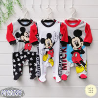 ชุดเด็ก หมียาว 3 ตัว (Romper ยาว) ลายมิกกี้ mickey