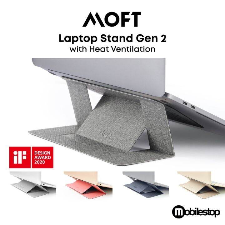 MOFT Laptop Stand Gen 2 with Ventilation Lazada Singapore