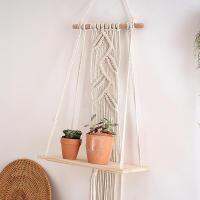 โบฮีเมียนทอพู่ macrame Tapestry DIY Plant hanger handmade แขวนผนังชั้นลอย Wall decord