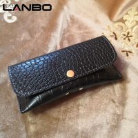 Lanbo เคสแว่นตาพิมพ์ลายงูหนัง PU,แว่นตากล่องเดินทางแว่นตากล่องเก็บแว่นตากันแดด