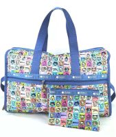 LeSportsac music broadcast poem 2021 new fashionable printed canvas bag can hang luggage large size is 4319