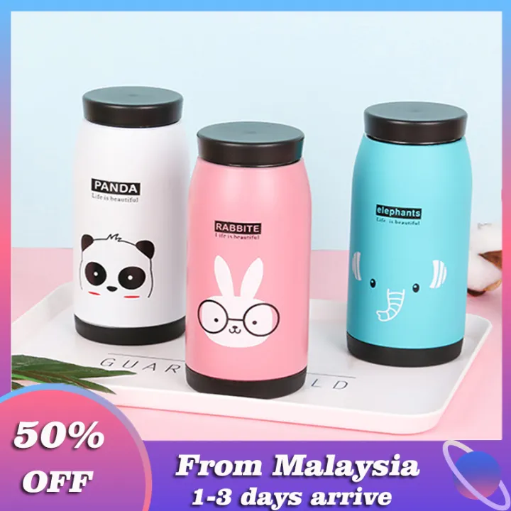 Food Grade Stainless Steel Thermos 350ml Animal Design Thermos Bottle  Portable Vacuum Flask Bottle Sports Water Bottle Air Panas Vacuum Best Gift  For Adults And Kids | Lazada