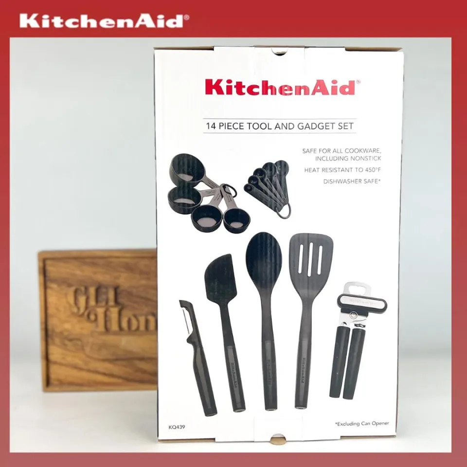 KitchenAid Universal Tool and Gadget Set, 14 Piece, Black