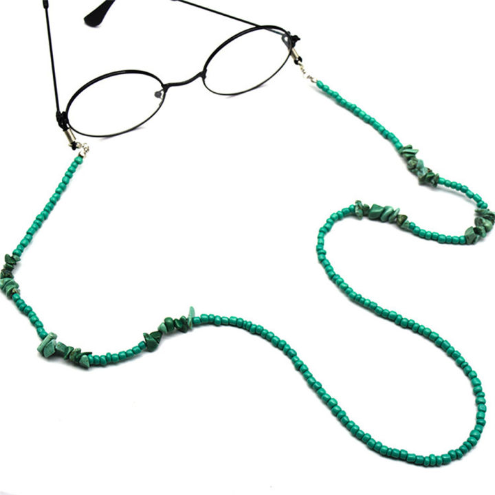 women-green-stone-jewelry-face-chain-sunglasses-turquoise-eyeglass-chain