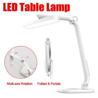 Office LED Table Lamp Eye Protection Touch Control Stepless Dimming Studying Light Reading Book Light for Student Dormitory