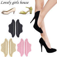 【♡Lovely girls house♡】3คู่/เซ็ต4D ส้นหนาหน่วยความจำโฟมติด Insoles กลางแจ้งเดินลื่นดูแลเท้าแผ่นป้องกันการสึกหรอส้นสติกเกอร์