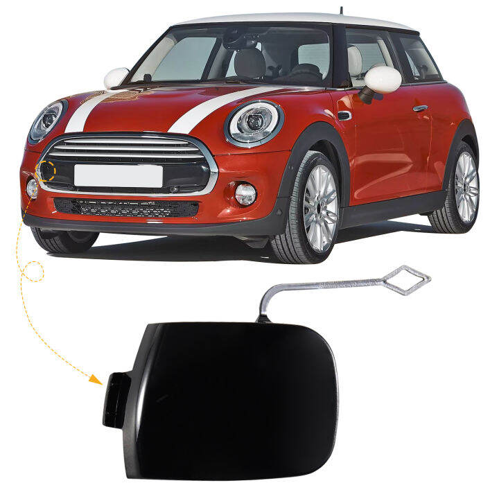 กันชนหน้าพ่วงตะขอหมวกลากจูงตาปกคลุมสำหรับ-mini-cooper-s-f55-f56-f57ด้านขวา2016-2017-2018-51117337796อุปกรณ์เสริมในรถยนต์