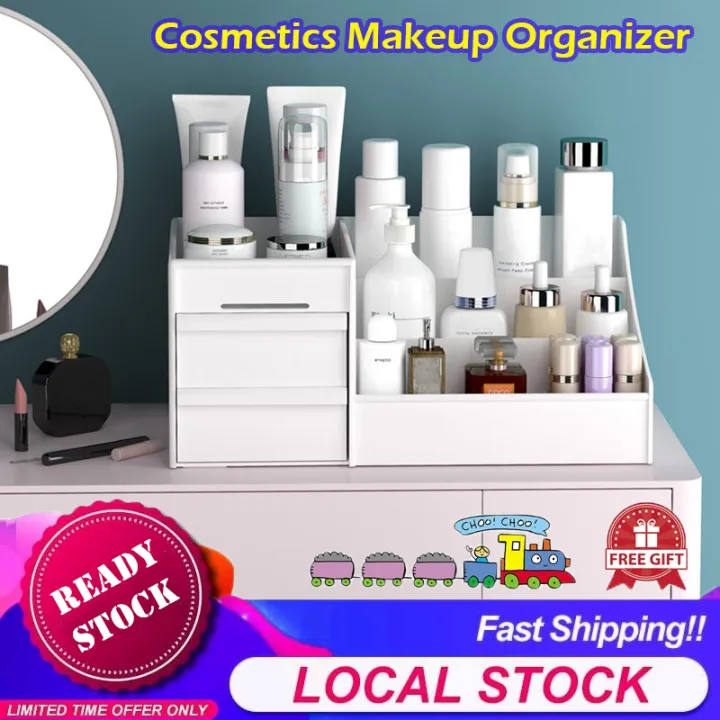 [Choo Choo Toy] Mini Cosmetic Storage Box Makeup Drawer Organizer Nail