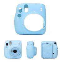 เคสซิลิโคนสำหรับกล้อง ENO-088สำหรับ Fujifilm Instax Mini11 Mini 11ผิวนอกฝาครอบป้องกันนิ่มสีทึบรอยขีดข่วน-เคสปกป้อง