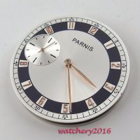 38.3Mm Parnis Dial En Plated Marks Fit ETA 6497 ST 3600นาฬิกาสำหรับผู้ชายเคลื่อนไหว + มือ