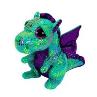 【YF】 15CM Ty Beanie Cinder Glitter Big Eyes Wings Green Dragon Doll Kawaii Cute Plush Stuffed Animals Kids Toys Birthday Gift for Kid