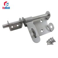 153mm Length Stainless Steel Security Door Bolt Free Shipping Gate Door Barrel Bolt Latch Door Hardware Locks Metal film resistance