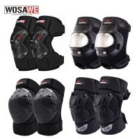 WOSAWE Motorcycle Knee Protector Bicycle Kneeling Cycling Bike Racing Tactical Skate Protective Knee Pads and Guard Elbow Pad Knee Shin Protection