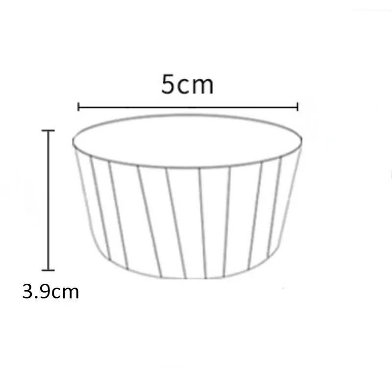 50pcs Large Cupcake Paper Cup Oilproof Cupcake Liner Baking Cup Tray Case  Wedding Party Caissettes Golden Muffin Wrapper Paper