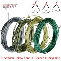 hot！【DT】 Warknife 16 Strands 10 Meters PE Hollow Core for Assist Jig Saltwater Fishing Jigging Trolling Tied