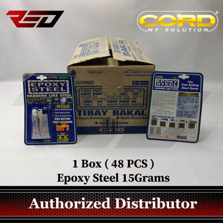 Cord Epoxy Steel 15 Grams 1 Box / 48 Pieces Lazada PH
