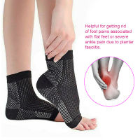 ถุงเท้ารองรับส่วนโค้งสำหรับปลอกเท้ากดทับ Plantar Fasciitis พร้อมส่วนโค้งของส้นและส่วนรองรับข้อเท้า Foot Care Compression Sleeve-lihaiyan4