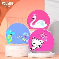 Kids Silicone Swimming Caps Boys Girls Have Long Hair Waterproof Ears and Cute Women Swimming Caps Swimming Equipment