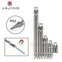 ✕ 10Pcs Set Double Head Screwdriver Bit Hex Shank Magnetic PH2 Philips Phillips 25/50/65/100/150mm