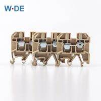 ✼№✜ 100pcs Din Rail Terminal Blocks SAK-2.5EN Connectors Screw Connection Conductors SAK2.5EN Wire Conductor 10pcs