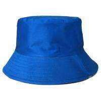 Topi Bucket สีทึบกันแดดสำหรับผู้ชายผู้หญิงเด็กตกปลากลางแจ้งชายหาดล่าสัตว์หมวกชาวประมงผ้าคอตตอนพับได้สำหรับฤดูร้อน