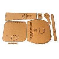 1 Set Leather Tool Kit DIY Leather Template DIY Handmade Craft Template Kraft Handbag Sewing Pattern Finished Product Size 21x19x6.5CM