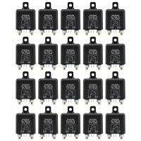 20X 12V 100Amp 4-Pin Heavy Duty ON/OFF Switch Split Charge Relay for Auto Boat Van Black