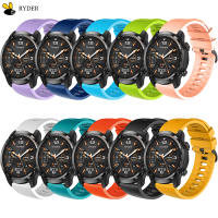 สายรัดข้อมือซิลิโคนสายนาฬิกาเปลี่ยนได้เหมาะสำหรับ Ticwatch Gtw Esim Wh11014 22มม.