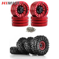 HIMISS ยางตีนตะขาบหิน1.9 "เชตยางดุมล้อรถ Rc B13ใช้ได้กับทางวิบากแกน SCX10 II III CAPRA TRAXXAS TRX4 RGT MST ล้อ D90 RC4WD