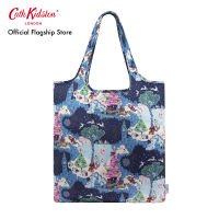 Cath Kidston Christmas Sky Foldaway Shopper Totebag กระเป๋าผ้า กระเป๋าสีกรมท่า กระเป๋าผ้าสีกรมท่า กระเป๋าลายChristmas Sky กระเป๋าแคทคิดสตัน