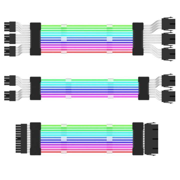 atx-power-cable-high-power-cable-extension-with-color-modes-pc-internal-components-for-motherboard-connector-high-power-supply-appropriate