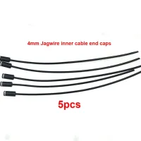 Jagwire จักรยานเสือภูเขาถนนภูเขาจักรยานโลหะผสมอลูมิเนียม5Mm ปลอกสายเบรค Ferrules ท้ายฝาหลอด4.5Mm ปลายลวดตัวสลับโซ่สายพาน