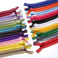 10pcs Mix 3# Nylon Invisible (12-20inch) 30/40/50CM Silk Zippers Sewing Tailoring Accessories 20color Door Hardware Locks Fabric Material