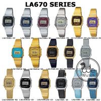 CASIO ของแท้ ?% รุ่น LA670WA LA670WGA LA670WEGB นาฬิกาผู้หญิง DIGITAL  พร้อมกล่องและรับประกัน 1ปี LA670