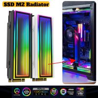 SSD M2 Radiator 5V 3PIN ARGB Sync Computer 2280 SSD M.2 Radiator Heat Cooler PC RGB M.2 Nvme Cooler Aluminum Alloy Heatsink