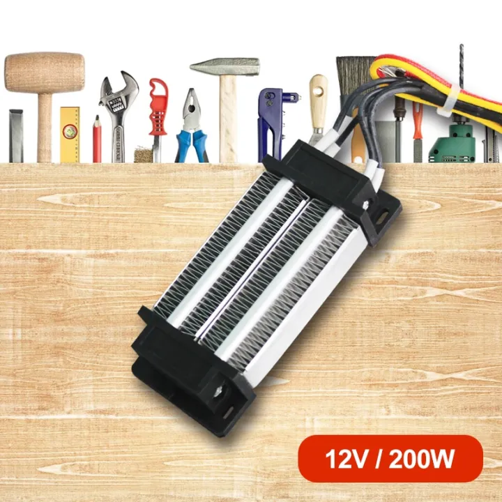 200W 12V 120X50mm AC DC Heating Element Insulated Thermos PTC Ceramic
