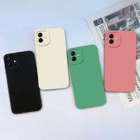 เคส A04s แบบนิ่มที่เป็นซิลิโคนเหลว A04สำหรับ Samsung Galaxy,สีทึบป้องกัน TPU สีดำสีชมพูกรอบด้านหลังโทรศัพท์สี่เหลี่ยมสำหรับ Samsung A 0 4 Capa Bumper Fundas 6.5