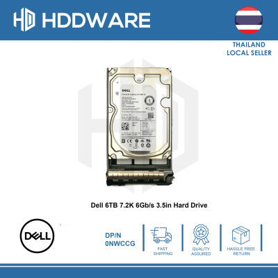 Dell 6TB 7.2K 6G 3.5 LFF SAS HDD // 0NWCCG // ST6000NM0034