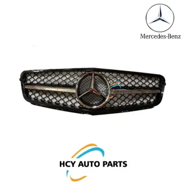 AMG Style Gloss Black Front Grille Grill For 07-09 Mercedes Benz W211 E350  E500 