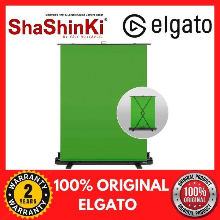 🔥READY STOCK🔥 Elgato Green Screen Collapsible Chroma Key Panel for