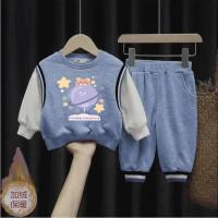 Children Clothing Winter Baby Boys Casual Set Long Sleeve Tops Pants 2pcs Outfits Kids Autumn Tracksuits for Infant Sports Suit