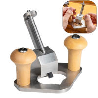 Router Plane Handheld Woodworking Tool Adjustable Blade Hand Planer With Holes For Base Wood Planer With Sharpenable Blade