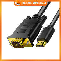 Hd 1080จุดความเร็วสูง Hdmi เข้ากันได้ชายกับ Vga ชายเคเบิ้ลแปลงอะแดปเตอร์ทางเดียวสำหรับ Dvd Hdtv พีซีสก์ท็อปจอภาพ