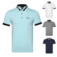 ★New★ Titleist เสื้อกันหนาว แขนสั้น ระบายอากาศ แบบแห้งเร็ว สําหรับผู้ชาย เหมาะกับการเล่นกอล์ฟ