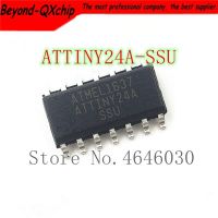 【✱2023 HOT✱】 rip2jl 10ชิ้น/ล็อต Attiny24a-ssu Soic14 Avr Attiny24a Attiny24