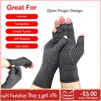 ☎✑ 1 Pair Compression Arthritis Gloves Wrist Support Joint Pain Relief Hand Brace Women Men Therapy Wristband Compression Gloves